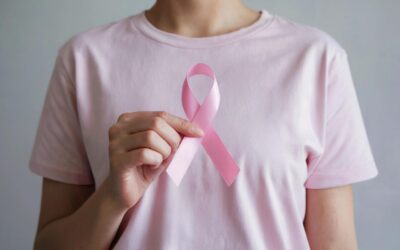 Woman,Hold,Pink,Ribbon,Breast,Cancer,Awareness.,Female,Health,Check